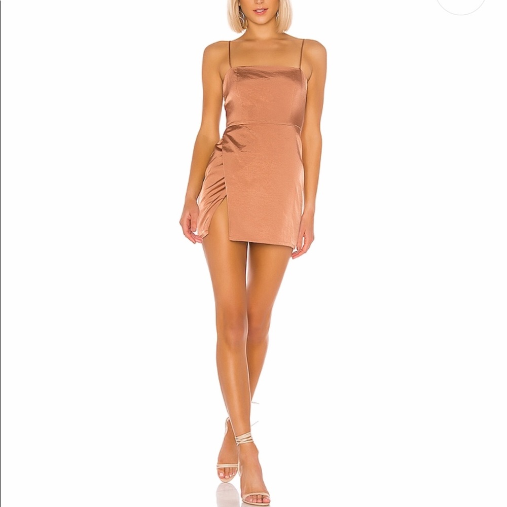 Superdown Slit Mini Dress